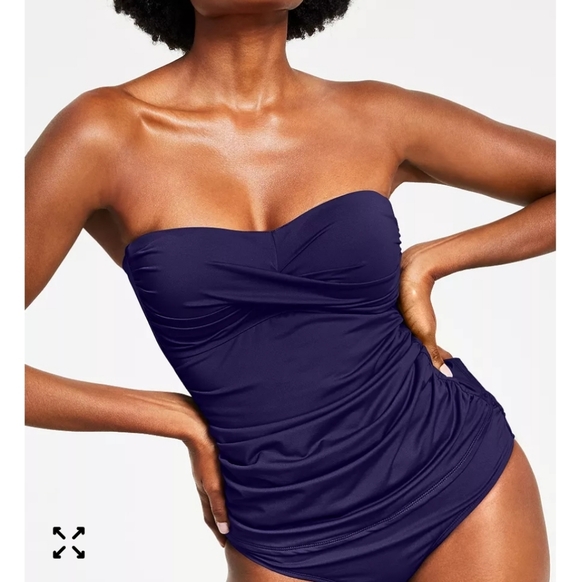 Anne Cole Other - Anne ColeTwist-Front Ruched Tankini Top